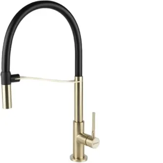 Смеситель FALMEC TREVI PRO PVD BRUSHED PALE GOLD (MTRP.00#PGF) Смеситель FALMEC TREVI PRO PVD BRUSHED PALE GOLD (MTRP.00#PGF)