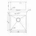 Кухонная мойка MILACIO Denia 46 Steel MC.77479 вороненая сталь Кухонная мойка MILACIO Denia 46 Steel MC.77479 вороненая сталь