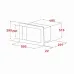 Микроволновая печь TEKA ML 8200 BI FULL BLACK (112060011)