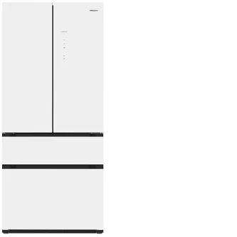 Холодильник TESLER RFD-517BI WHITE GLASS