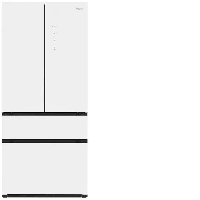 Холодильник TESLER RFD-517BI WHITE GLASS Холодильник TESLER RFD-517BI WHITE GLASS