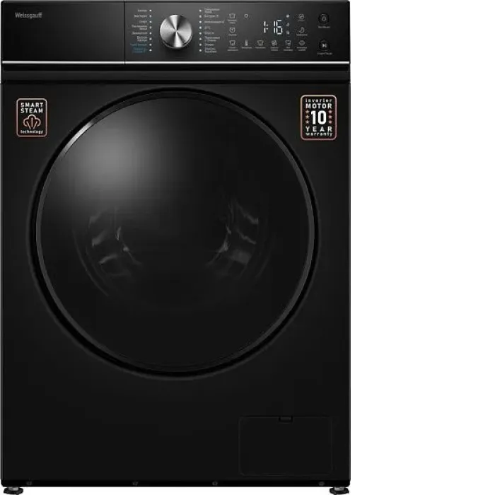 Стиральная машина WEISSGAUFF WM 47148 DC Inverter Steam Black