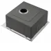 Кухонная мойка MILACIO Denia 58 Steel MC.77458 золото