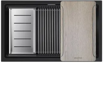 Кухонная мойка PAULMARK LUMI-MULTI SINK LU-MULTI 74-BLM