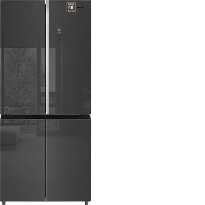 Холодильник WEISSGAUFF WCD 590 NoFrost Inverter Premium EcoFresh Inox Glass Холодильник WEISSGAUFF WCD 590 NoFrost Inverter Premium EcoFresh Inox Glass