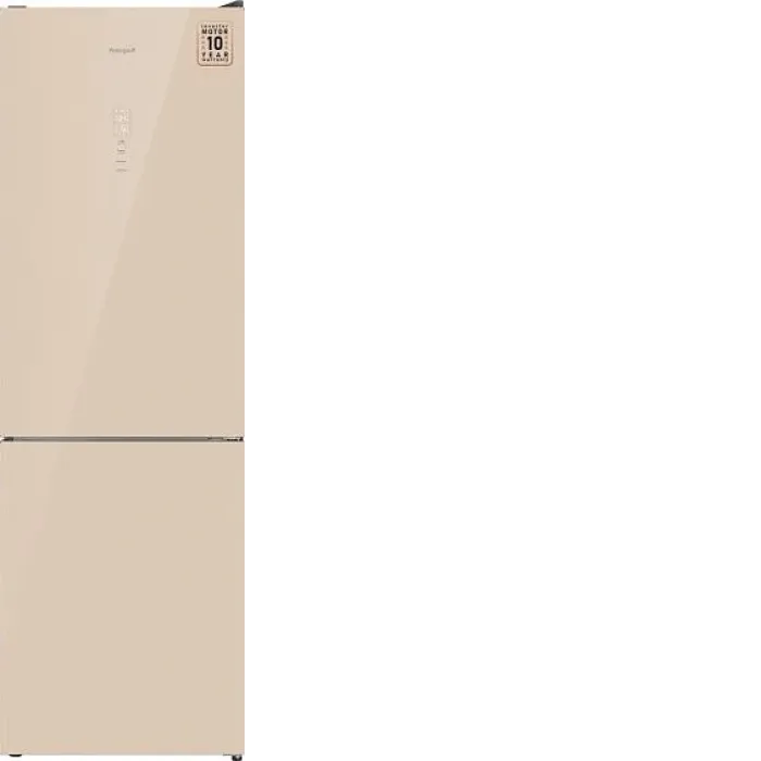 Холодильник WEISSGAUFF WRK 185 Total NoFrost Inverter Beige Glass
