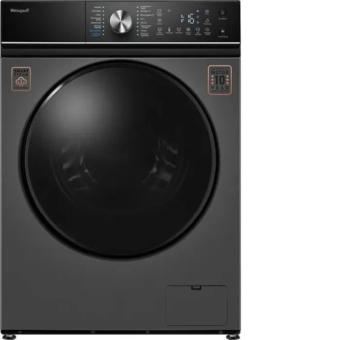 Стиральная машина WEISSGAUFF WM 47148 DC Inverter Steam Deep Grey Стиральная машина WEISSGAUFF WM 47148 DC Inverter Steam Deep Grey