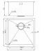Кухонная мойка MILACIO Denia 44 Steel MC.77438 золото Кухонная мойка MILACIO Denia 44 Steel MC.77438 золото
