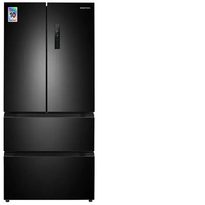 Холодильник MEFERI MFR83BLACK IX TOTAL NO FROST FRENCH DOOR COMFORT