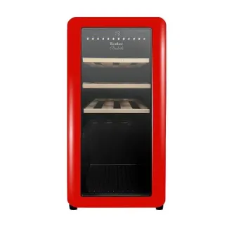 Винный шкаф TESLER CWC-188 RUBY RED LD Винный шкаф TESLER CWC-188 RUBY RED LD