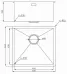 Кухонная мойка MILACIO Denia 48 Steel MC.77448 золото Кухонная мойка MILACIO Denia 48 Steel MC.77448 золото