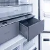 Холодильник CENTEK CT-1746 NF White Glass