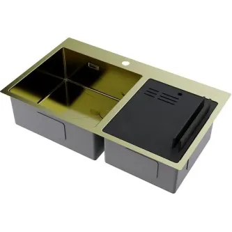 Кухонная мойка OMOIKIRI Akisame 86-2 Side-LG (4997048)