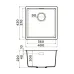 Кухонная мойка OMOIKIRI Kata 40-U-ES (4997501) Кухонная мойка OMOIKIRI Kata 40-U-ES (4997501)