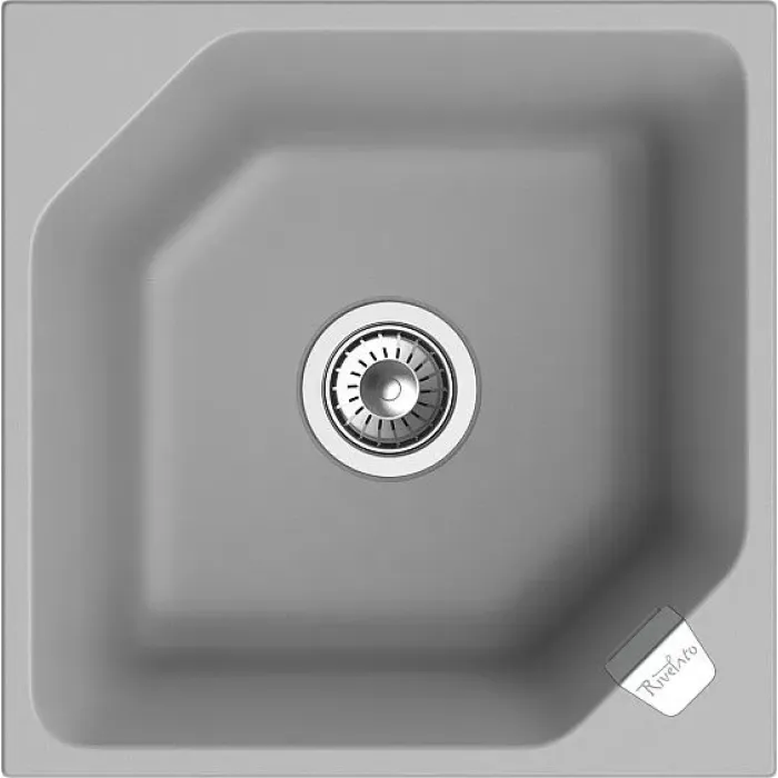 Кухонная мойка RIVELATO LOCUS 50 grigio metallizzat Кухонная мойка RIVELATO LOCUS 50 grigio metallizzat