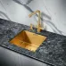 Кухонная мойка MILACIO Denia 44 Steel MC.77438 золото Кухонная мойка MILACIO Denia 44 Steel MC.77438 золото