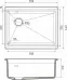 Кухонная мойка RIVELATO LINO 554-L topazio Кухонная мойка RIVELATO LINO 554-L topazio