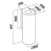 Вытяжка FALMEC POLAR EVO WHITE 35 (CPON90.E11P2#EUB490F)