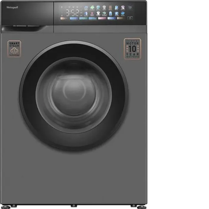 Стиральная машина WEISSGAUFF WM 39107 Full Touch Inverter Steam Grey Стиральная машина WEISSGAUFF WM 39107 Full Touch Inverter Steam Grey