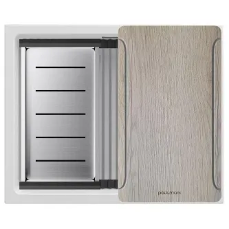 Кухонная мойка PAULMARK LUMI-MULTI SINK LU-MULTI 55-WH