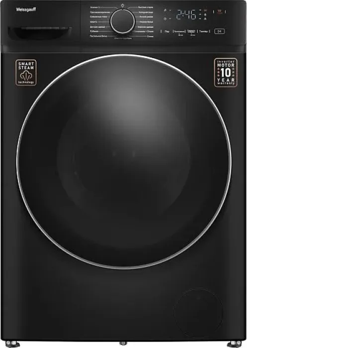 Стиральная машина WEISSGAUFF WM 4627 Touch Inverter Steam Black Стиральная машина WEISSGAUFF WM 4627 Touch Inverter Steam Black