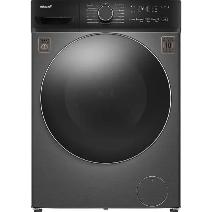 Стиральная машина WEISSGAUFF WMD 4828 Inverter Steam Grey Стиральная машина WEISSGAUFF WMD 4828 Inverter Steam Grey