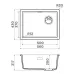 Кухонная мойка OMOIKIRI Kata 56-U/I Side-GR (4997585) Кухонная мойка OMOIKIRI Kata 56-U/I Side-GR (4997585)