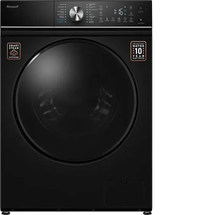 Стиральная машина WEISSGAUFF WM 47147 DC Inverter Steam Black Стиральная машина WEISSGAUFF WM 47147 DC Inverter Steam Black
