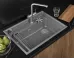 Кухонная мойка GRANULA 7308R алюминиум