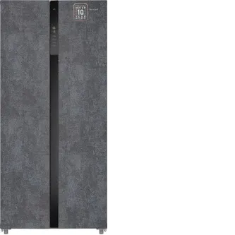 Холодильник WEISSGAUFF WSBS 500 Inverter NoFrost Rock Glass