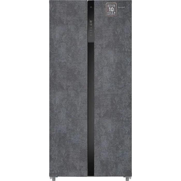 Холодильник WEISSGAUFF WSBS 500 Inverter NoFrost Rock Glass Холодильник WEISSGAUFF WSBS 500 Inverter NoFrost Rock Glass