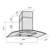 Вытяжка MBS RUTA 190 GLASS BLACK Вытяжка MBS RUTA 190 GLASS BLACK