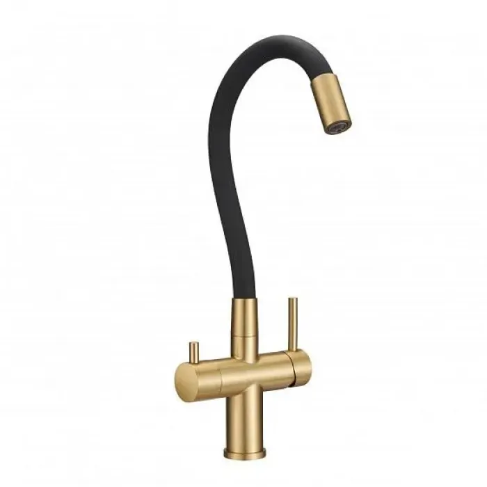 Смеситель MILACIO Ultra MCU.560.GDB золото/черный шланг Смеситель MILACIO Ultra MCU.560.GDB золото/черный шланг
