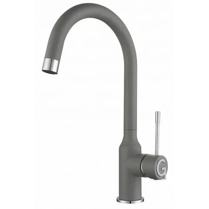 Смеситель RIVELATO Garda grigio metallizzato cromo