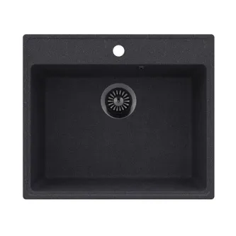 Кухонная мойка MAUNFELD Perla 580 MFQS-580DGR темно-серый Кухонная мойка MAUNFELD Perla 580 MFQS-580DGR темно-серый