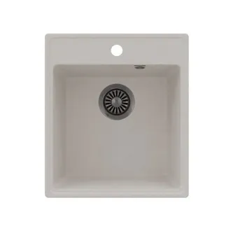Кухонная мойка MAUNFELD Perla 425 MFQS-425W кремовый Кухонная мойка MAUNFELD Perla 425 MFQS-425W кремовый