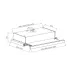 Вытяжка WEISSGAUFF TEL 600 2M Touch Black Glass Вытяжка WEISSGAUFF TEL 600 2M Touch Black Glass