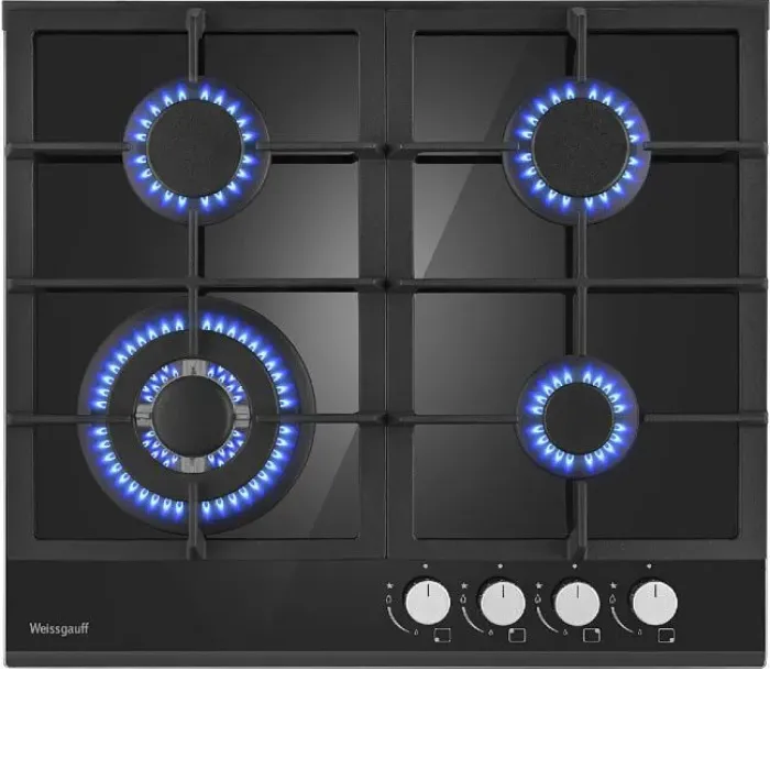 Варочная поверхность WEISSGAUFF HGG 641 BGh Nano Glass