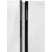 Холодильник WEISSGAUFF WSBS 500 Inverter NoFrost White Rock Glass