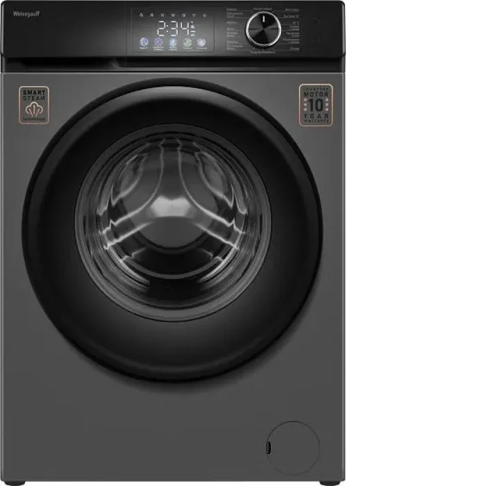 Стиральная машина WEISSGAUFF WM 45127 Inverter Steam Color Touch Grey Стиральная машина WEISSGAUFF WM 45127 Inverter Steam Color Touch Grey