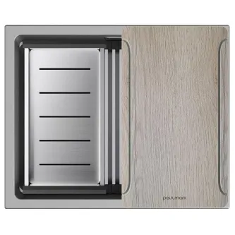 Кухонная мойка PAULMARK LUMI-MULTI SINK LU-MULTI 55-GRM