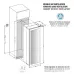 Винный шкаф PANDO PVMAV 178-101CRR