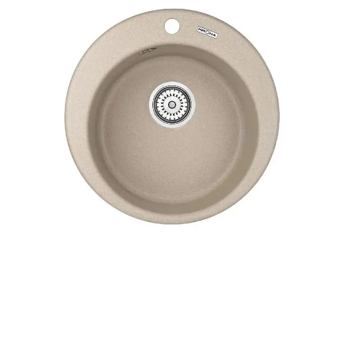 Кухонная мойка KRONA RUNDE D475 1 SAND