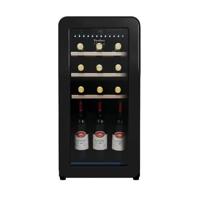 Винный шкаф TESLER CWC-188 BLACK Винный шкаф TESLER CWC-188 BLACK