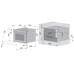 Духовой шкаф V-ZUG Combair V4000 45 C4T-21049 чёрное стекло