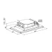 Вытяжка SIRIUS SLT 971 LESS EM W 90 Вытяжка SIRIUS SLT 971 LESS EM W 90