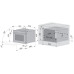 Духовой шкаф V-ZUG Combair V6000 45P C6T-21059 чёрное стекло Духовой шкаф V-ZUG Combair V6000 45P C6T-21059 чёрное стекло