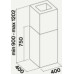 Вытяжка FALMEC MIRA PLUS IS WHITE 40 Вытяжка FALMEC MIRA PLUS IS WHITE 40