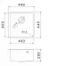 Кухонная мойка RIVELATO Rinox 4444 UN Кухонная мойка RIVELATO Rinox 4444 UN