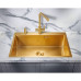 Кухонная мойка MILACIO Denia 750 Steel MC.77508 золото